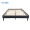 Knitted Fabric Plywood Platform Beds Frame Mattress Base Gray Color