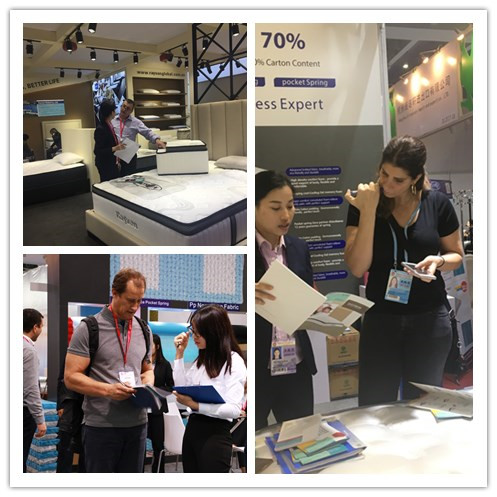 تشک سفت در یک جعبه ژل مموری فوم 7 منطقه ای تشک فنری جیبی 10